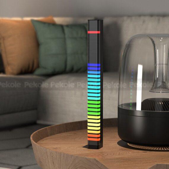 3D RGB APP Control Rechargeable Rhythm Light With Voice-Activated Pickup (D10) - Image 4