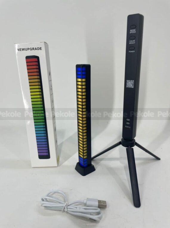 3D RGB APP Control Rechargeable Rhythm Light With Voice-Activated Pickup (D10) - Image 5