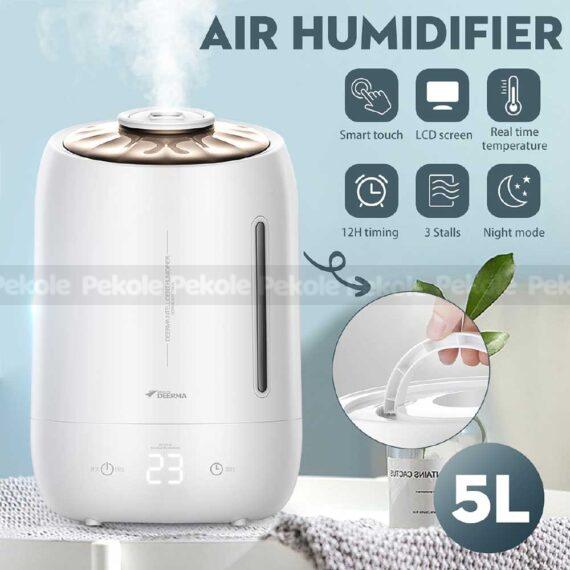 Xiaomi Air Humidifier- Ultrasonic Air Purifying Mist Maker (5 Liter, Deerma DEM-F600)- White Color - Image 5