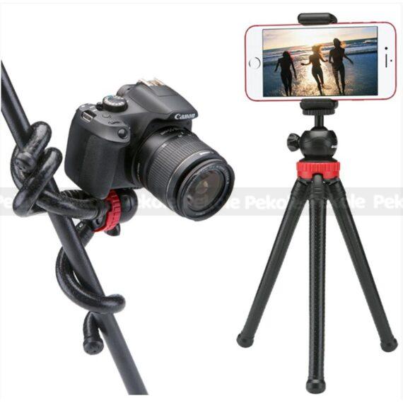 Octopus Tripod With Ball Head- Best For DSLR Or Smartphone Vlogging & Table Stand - Image 2