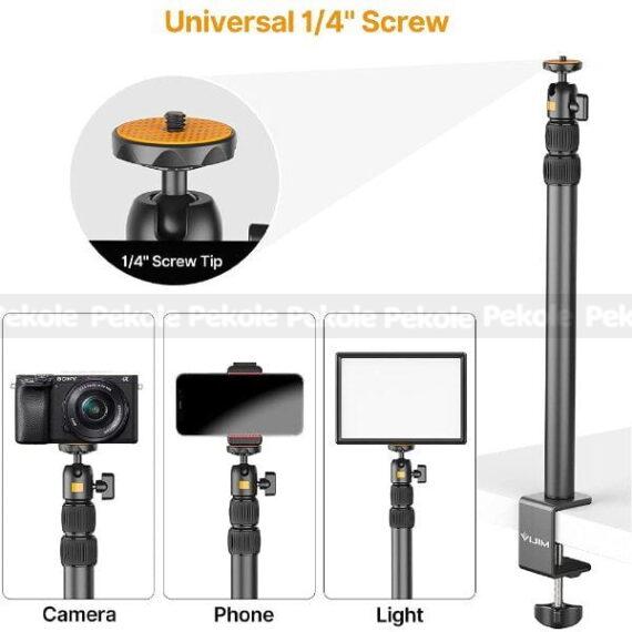 New! Overhead Desk Mount Stand for DSLR, DSLR & Ring Lights (Ulanzi VIJIM-LS02) - Image 6