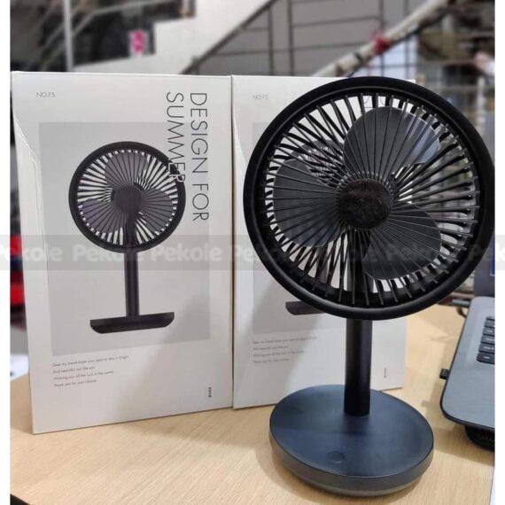 Xiaomi AISOLOVE F5 4000mAh Rechargeable Desk Fan - Black Color - Image 2