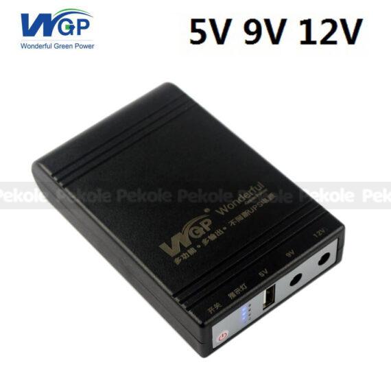 WGP mini UPS 5/9/12V (8,800mAh)- 1 Year Warranty - Black Color