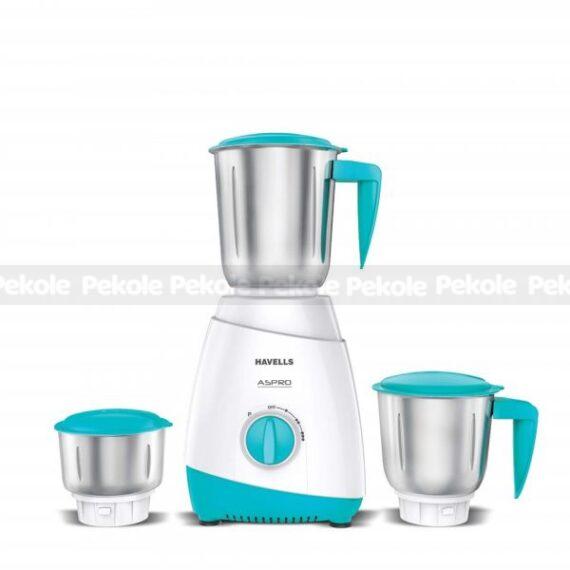 Havells ASPRO 700 Watt Mixer Grinder With 3 Stainless Steel Jar