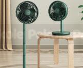JISULIFE FA13P Rechargeable Desk Fan 8000mAh- Green Color