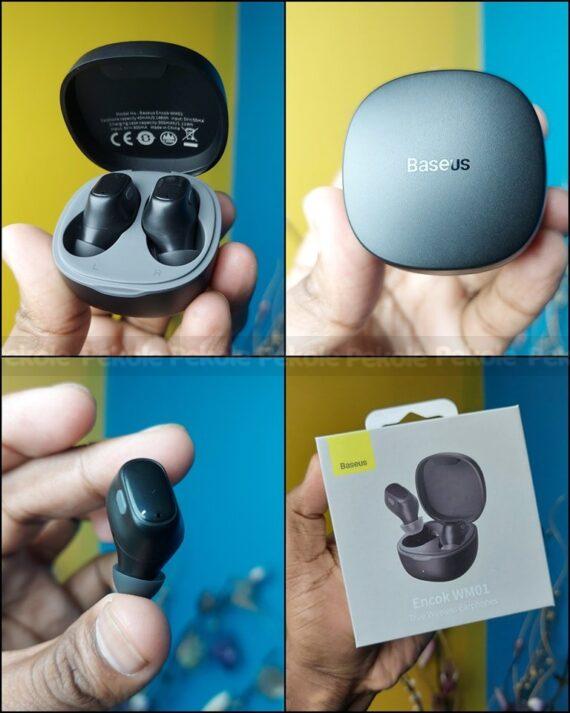Baseus Encok WM01 TWS True Wireless Bluetooth Earbuds (Black) - Image 2