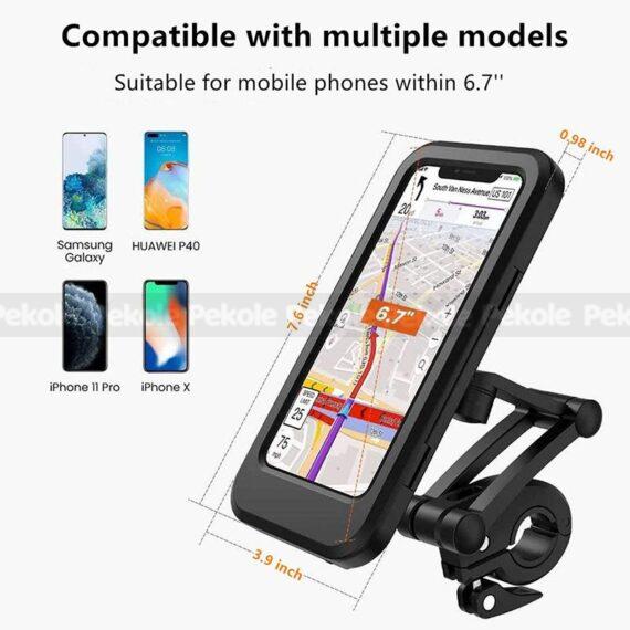 Top Quality Waterproof Bike Phone Holder With Magnetic Mount (HL-69) - Image 2