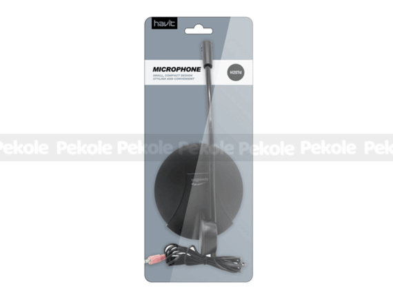 Havit H207d Wired Black Microphone - 1 Year Warranty - Image 2