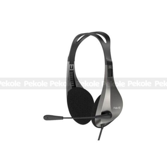 Havit H205d 3.5mm Double Plug Stereo With Mic Headset - 1 Year Warranty
