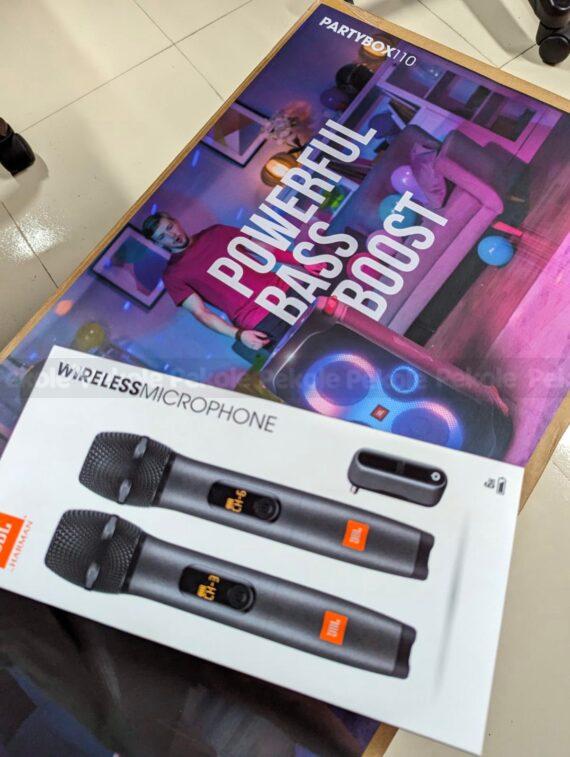 JBL PartyBox 110 with 2pcs JBL Wireless Microphone Combo Set - Image 2