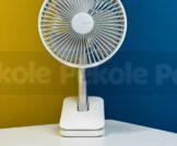 JISULIFE FA13R Rechargeable Clip Fan (8000mAh)- White Color