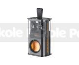 RECCI RSK-W30 Transparent Wireless Speaker with RGB Light- Black Color