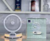 WiWu FS05 Rechargeable fan (4000mAh battery, LED Display Controll Panel)- White Color