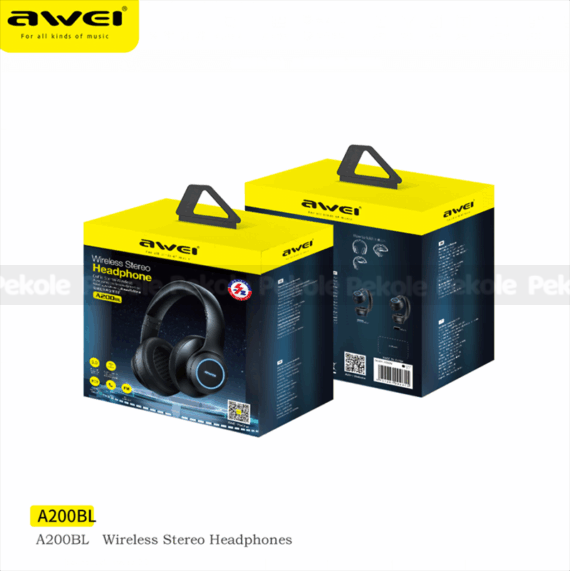 Awei A200BL Bluetooth Headphone - Image 2