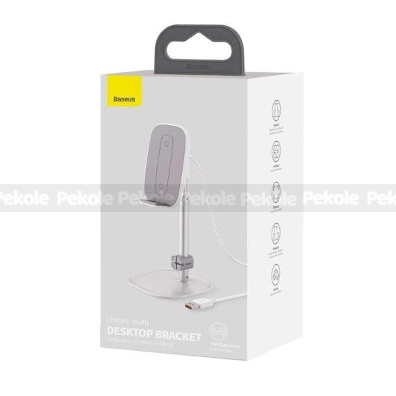 Baseus Literary Youth Wireless Charging Desktop Stand - Image 2