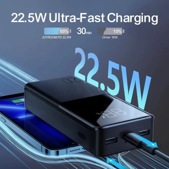 Joyroom JR-T014 20000mAh Fast Charging Power Bank with Display