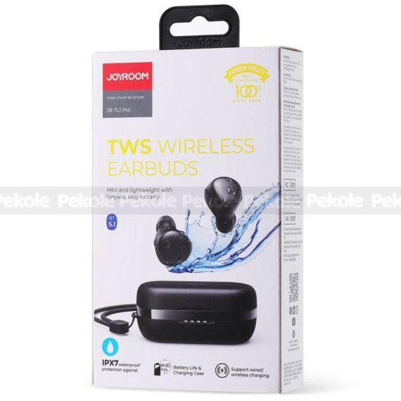 JOYROOM TL1 Pro IPX7 Waterproof Earbuds- Black Color - Image 2