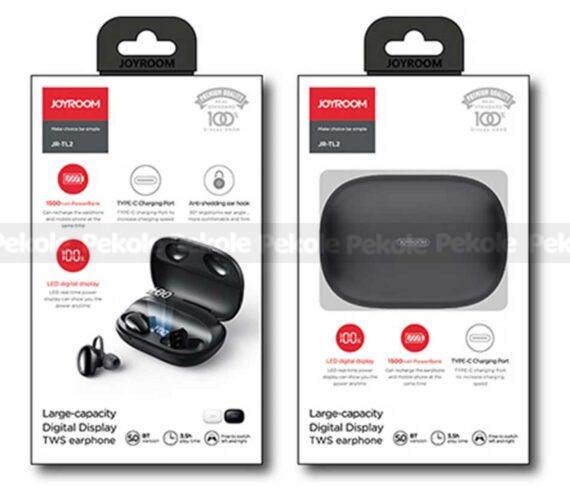 Joyroom JR-TL2 True Wireless Earbuds - Black Color - Image 2