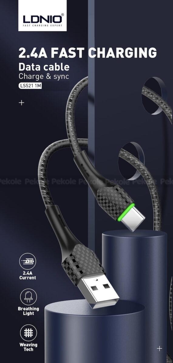 LDNIO LS521 Type-C Fast Charging Cable - Image 2