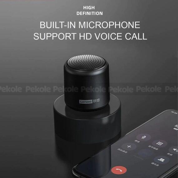 Lenovo L01 Mini Bluetooth Speaker- Black Color - Image 2