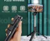 P20S Selfie Stick with LED Light
