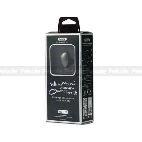 Remax RB-T21 Single Side Bluetooth Earphone - Black Color - Image 2