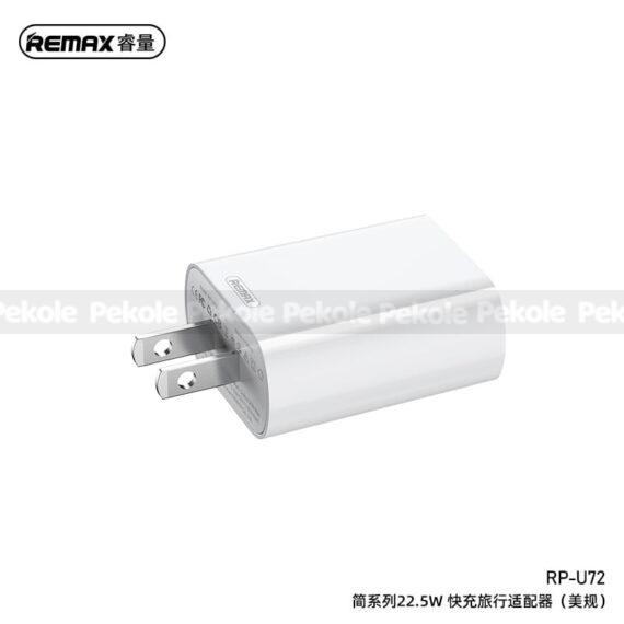 REMAX RP-U72 Adapter USB Fast Charge 22.5W