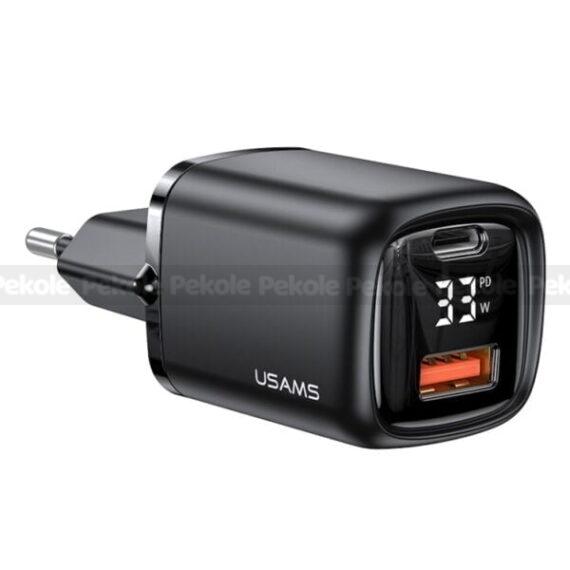 33W PD+QC Digital Display Fast Charger (USAMS US-CC152) - Image 2