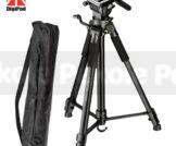 Best Quality Video Tripod For DSLR, Camcorder, Smartphone- DIGIPOD TR-688V (5.5 feet)