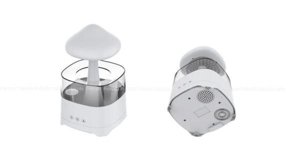 5 IN 1 Bluetooth Speaker Rain Cloud Humidifier, switchable 7 colors, 450ml capacity super quiet, intelligent anti-dry function - Image 3