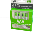 SmarToools RB40 AAA 1.5V 750 mWh Rechargeable Battery (4Pcs Set)
