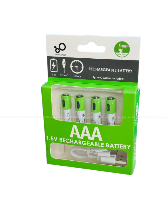 SmarToools RB40 AAA 1.5V 750 mWh Rechargeable Battery (4Pcs Set)