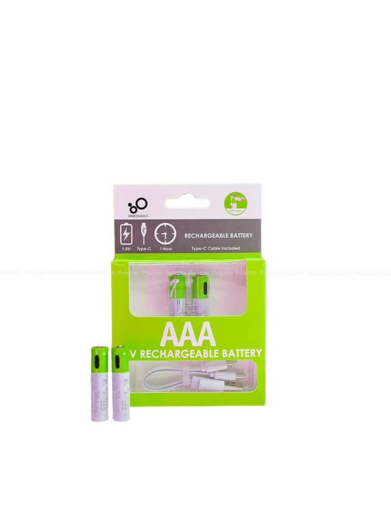 SmarToools RB20 AAA 1.5V 750 mWh Rechargeable Battery (2 Pcs Set)