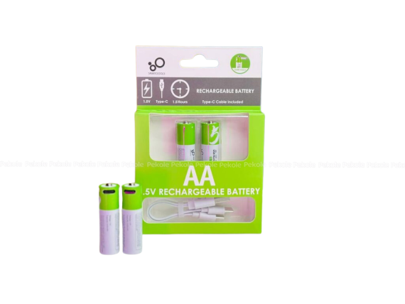 SmarToools RB20 AA 1.5V 2600mWh Rechargeable Battery ( 2 Pcs Set)