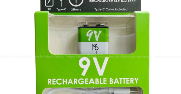 SmarToools 9V Type-C Lithium Rechargeable Battery