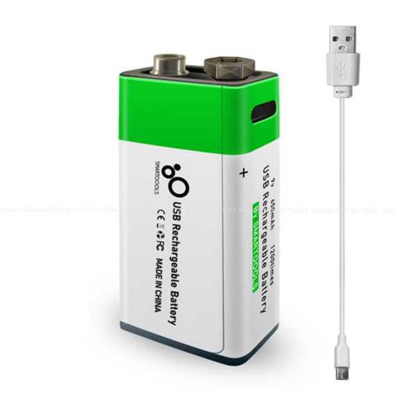 SmarToools 9V Type-C Lithium Rechargeable Battery - Image 3
