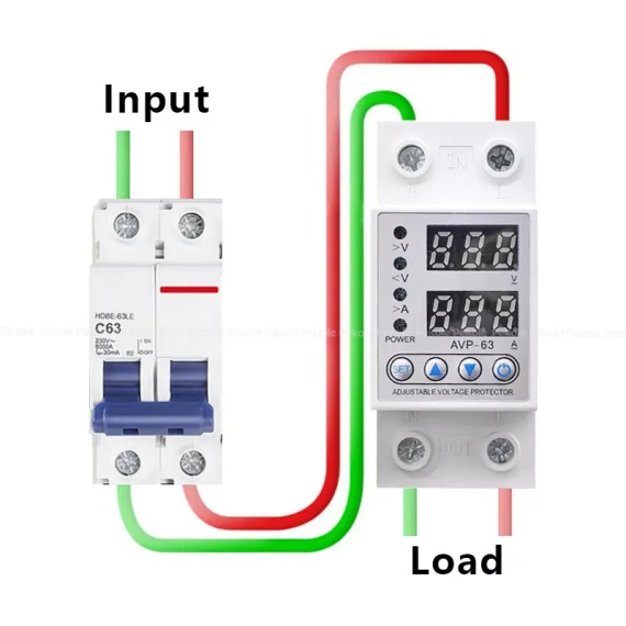 GearUP AVP-63 Automatic Voltage Protector-220V - Image 2