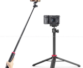 Ulanzi MT44 Extendable Vlog Tripod With 360° Ball Head – Black Color