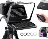 ULANZI RT02 Universal Teleprompter for Camera, Tablet, Smartphone with Remote Control