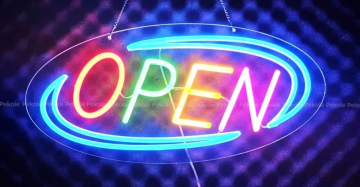 GearUP OPEN20R Neon Business Sign For Shop, Restaurant , Pharmacy, Cafe