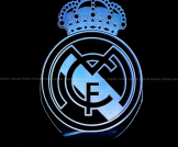 GearUP Acrylic Multicolor Night Lamp (Only Acrylic) Real Madrid FC