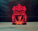 GearUP Acrylic Multicolor Night Lamp (Only Acrylic) Liverpool F.C