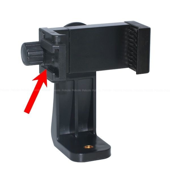 360 Degree Mobile Holder With Cold Shoe Mount For Extra Microphone Or Led Light - Image 2
