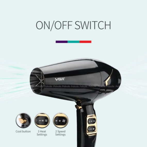 VGR V-423 Professional Salon Series Hair Dryer - Image 3