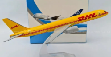 DHL Aviation Metal Aircraft -16cm