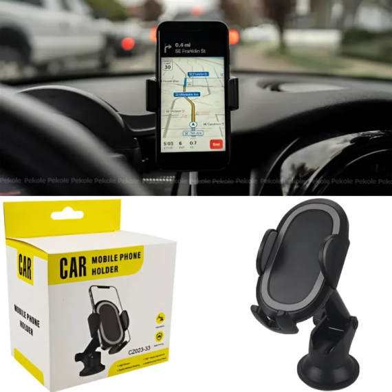 Universal 360° Adjustable Car Phone Holder - Image 2