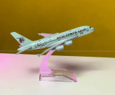 Qatar Airways B747 Metal Aircraft -16cm