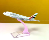 Emirates Airways A380 Metal Aircraft -16cm