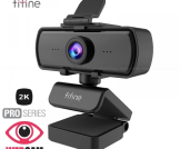 Fifine K420 Webcam 1440P, 2K Web Camera With Privacy Cover & Tripod