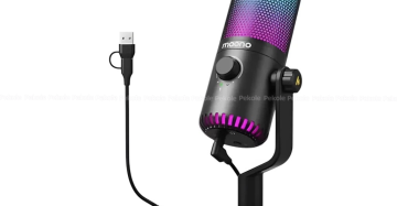 Maono DM30 RGB Programmable USB Condenser Microphone – Black